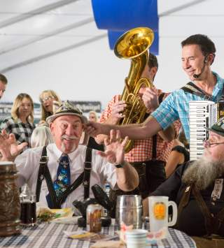 Band at Oktoberfest Snowbird