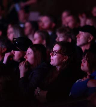 People watching the Utah International Film Festival