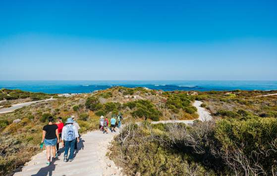 Walking along Point Peron, Rockingham