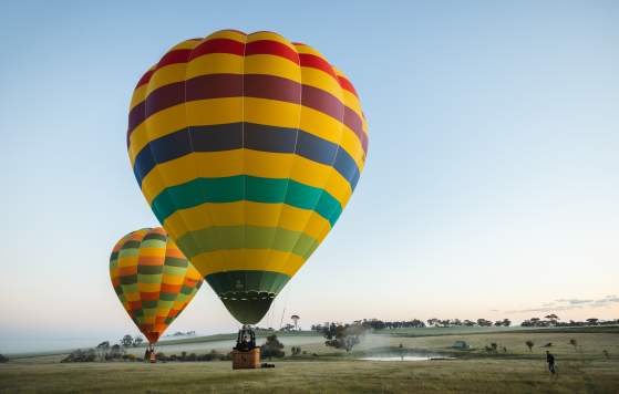 Hot air ballooning, Avon Valley