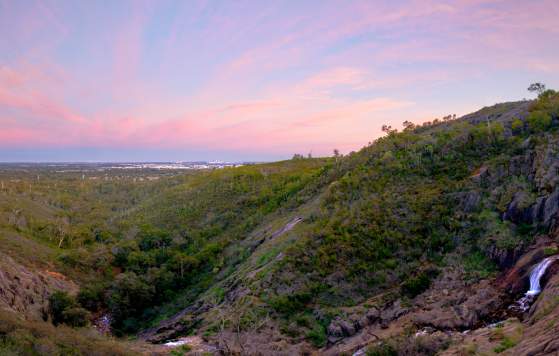 View of Perth City from Perth Hills