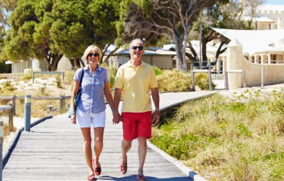 Rottnest Boardwalk couple
