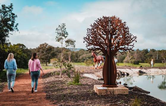 Outdoor art trail at Swan Valley Station, Swan Valley