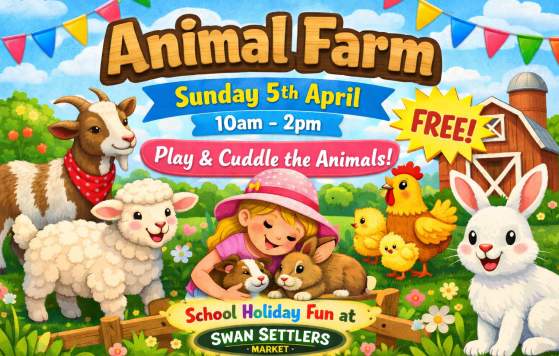 Cute Animal Farm at Swan Settlers Market