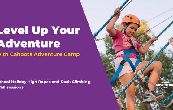 School Holiday High Ropes Course Adventure Sessions