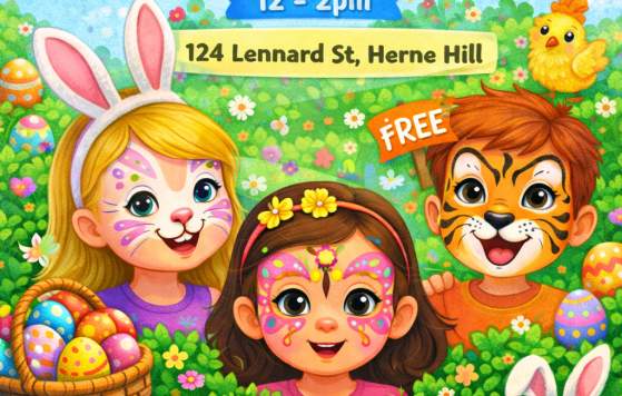Easter Face Painting Fun in The Swan Valley