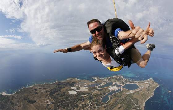 10,000ft Tandem Rottnest Island Skydive Geronimo Gift Voucher