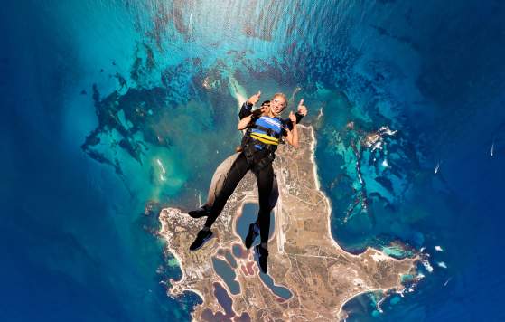 15,000ft Rottnest Island Tandem Skydive - $467.00