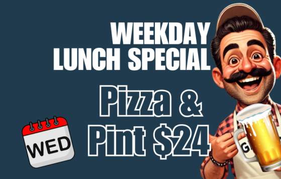 Wednesday Lunch Special - Pizza & Pint at Supa Golf and Supa Putt