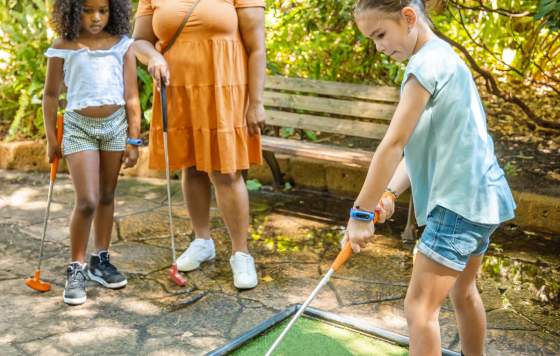 Mini Golf at Wanneroo Botanic Gardens