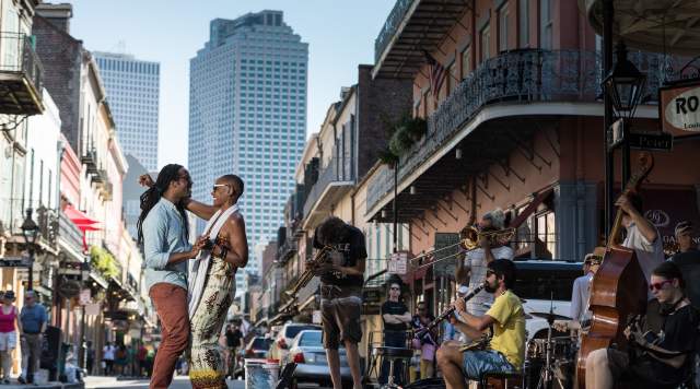 Dancing in the French Quarter