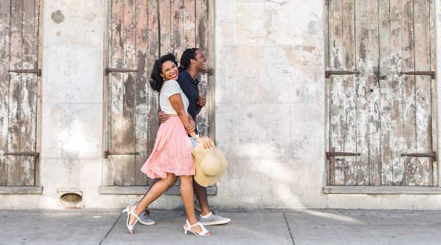 Couple Walking Together