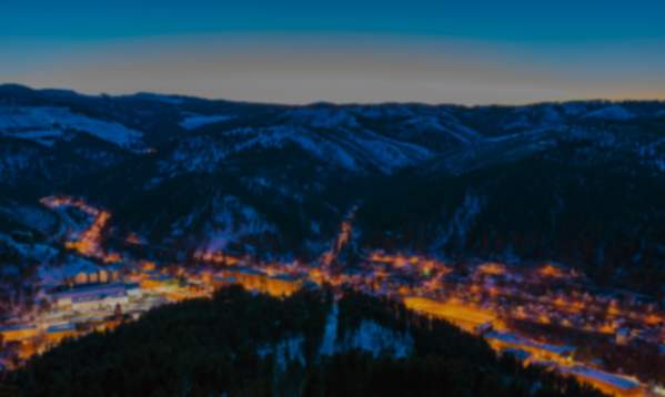 Deadwood winter vista