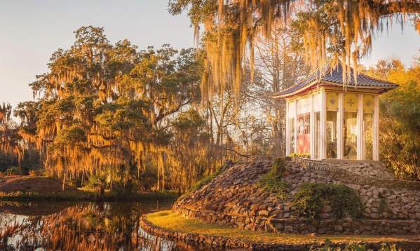 Buddha Statue At The Jungle Gardens On Avery Island, LA