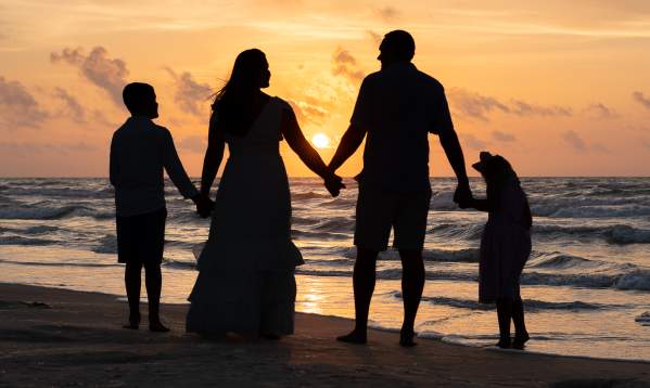 Family on the Beach