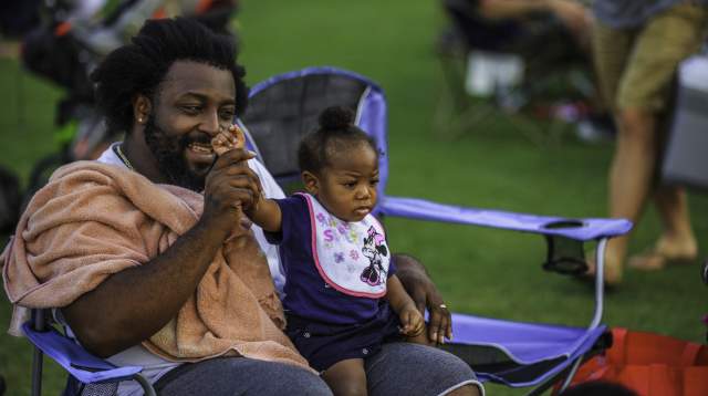 Enjoying the Symphony at Festival Park