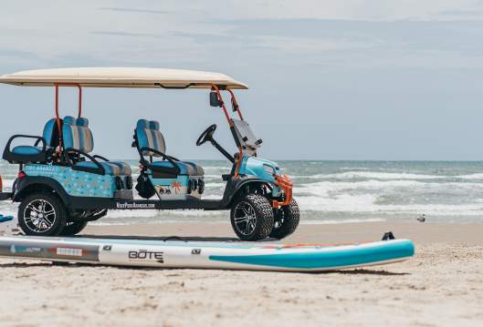 Golf Cart on the Beach