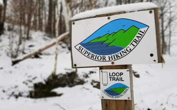 Superior hiking trail winter discount