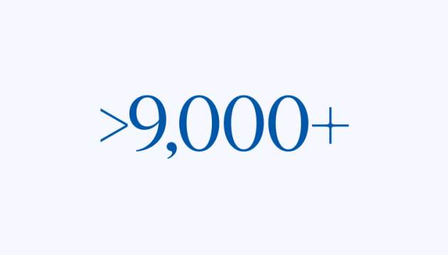 9,000+