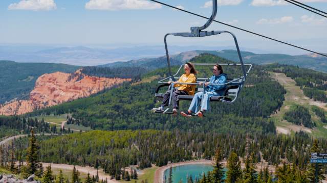 brian head resort scenic chairlift ride