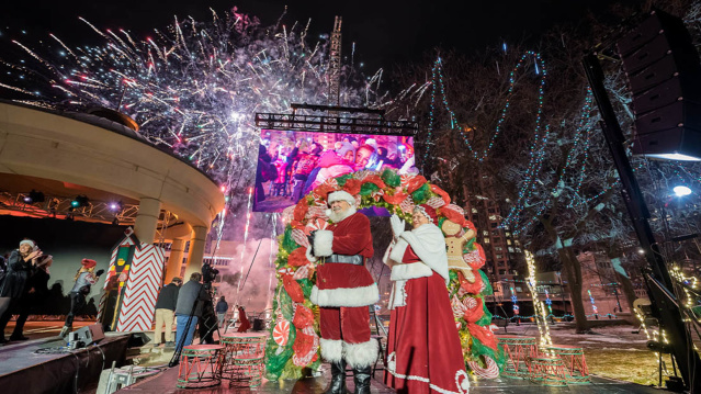 Downtown Holiday Lights with Santa