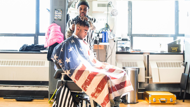 Gees Clippers Bronzeville Interior Cutting Hair