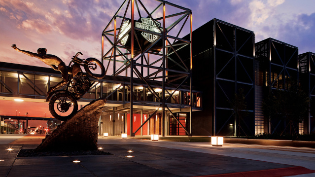 Harley Davidson Museum at Dusk