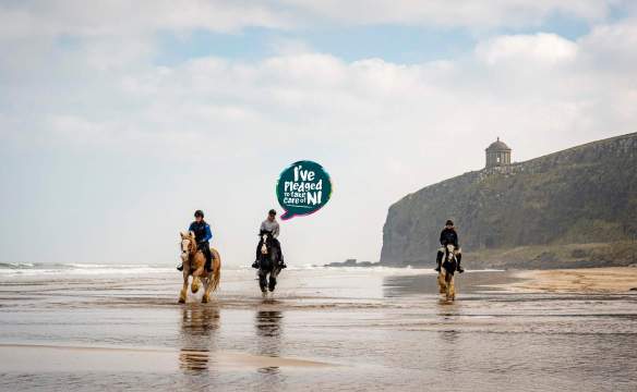 Pledge Friends Beach Horses
