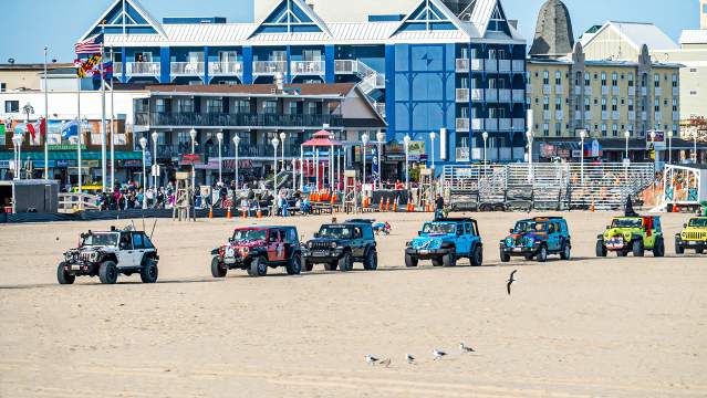 Jeeps on the Beach Event