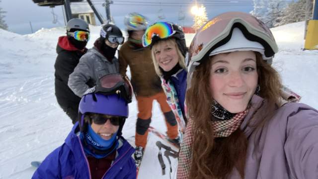 Skiing Group at Blue Knob