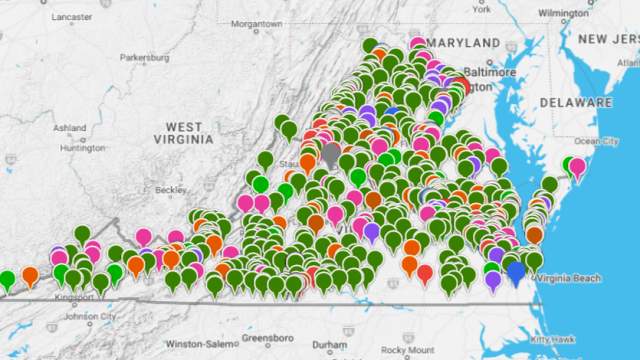 VA250 Map