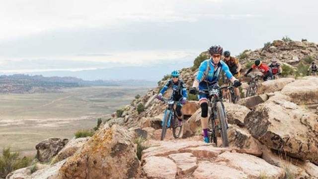 Cycling on rocks