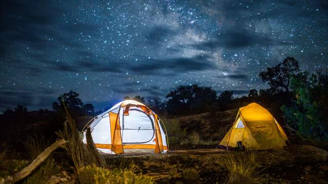 night-sky tent camping