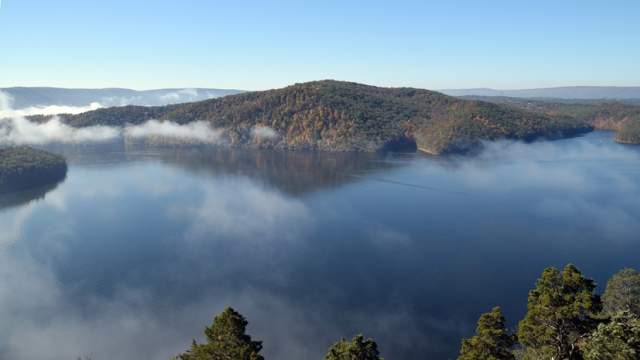Hawns Overlook foggy morning clouds