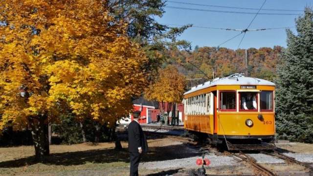 Rockhill Trolley during the Fall