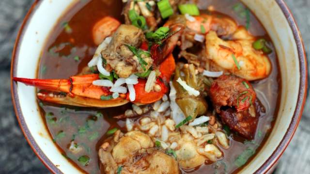 Super Bowl Sunday Seafood Gumbo