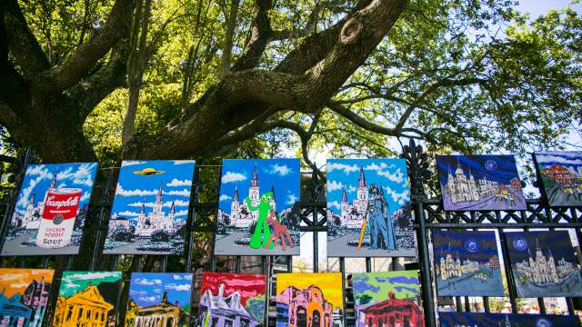 Jackson Square Art at French Quarter Festival