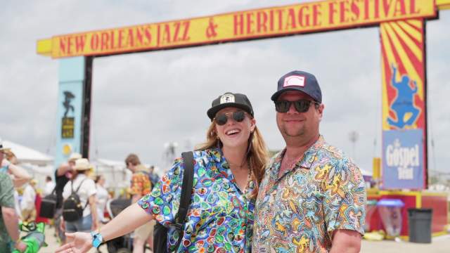 Festival Goers -  New Orleans Jazz & Heritage Festival