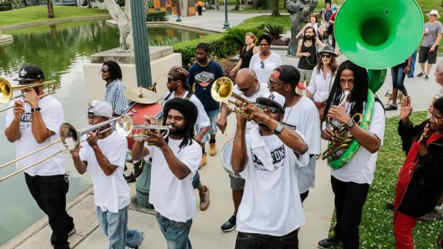 Jazz in the Park Second Line