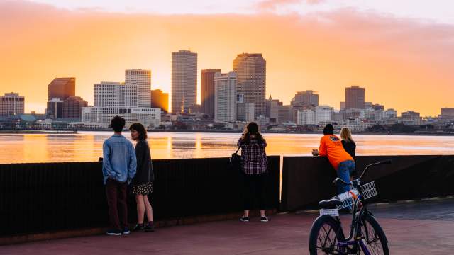 Crescent Park at Sunset - Bywater