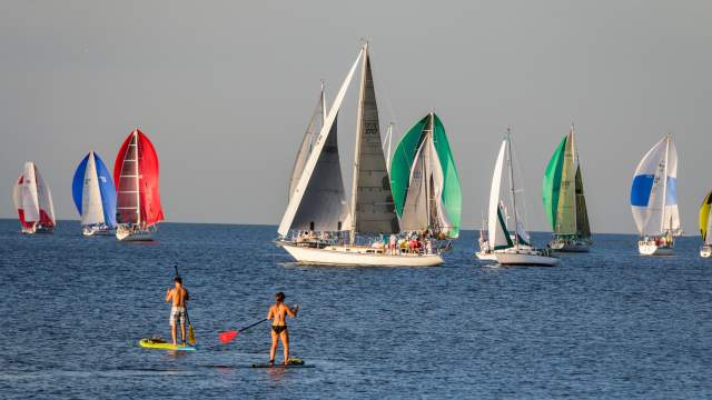 Sailing on Lake Pontchartrain