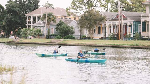 Kayaking on Bayou St. John