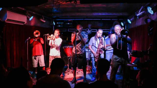 Rebirth Brass Band at the Maple Leaf Bar