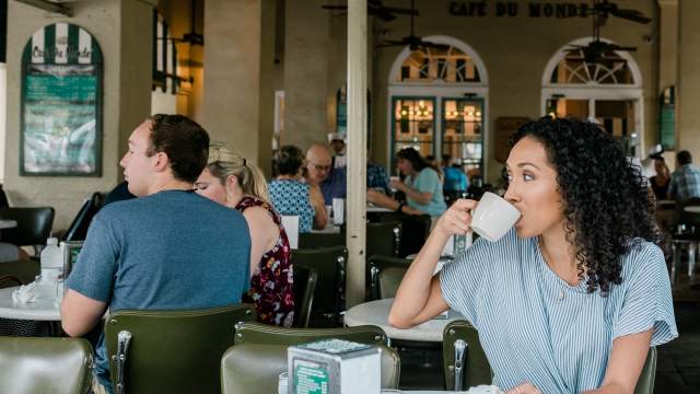 Rocio at Cafe du Monde