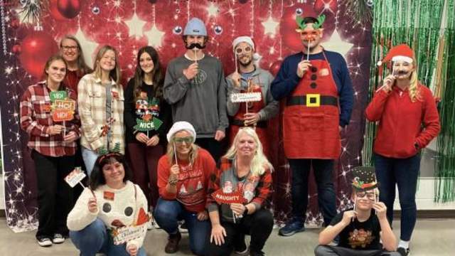 Pizza Party with Santa