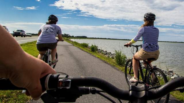 Biking at Assateague Island