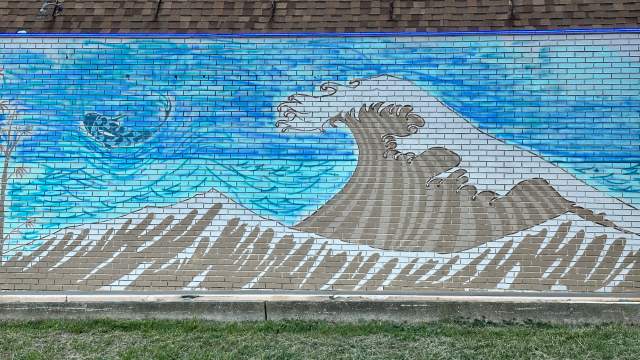 Mosaic Wave at Blue Fish Restaurant & Bar