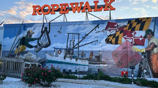 Rope Walk Mural created by Robert Merrell