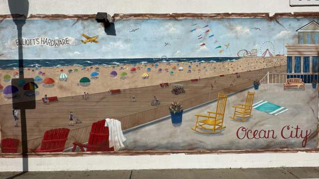 Beach Landscape Mural