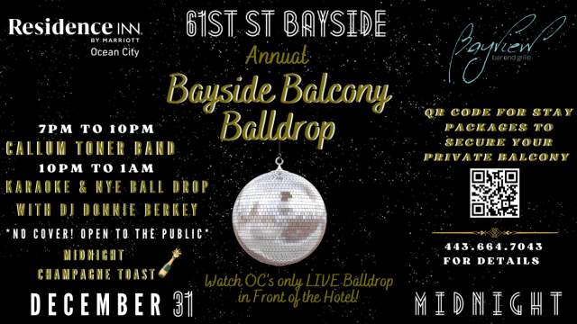 Annual Bayside Balcony Ball Drop